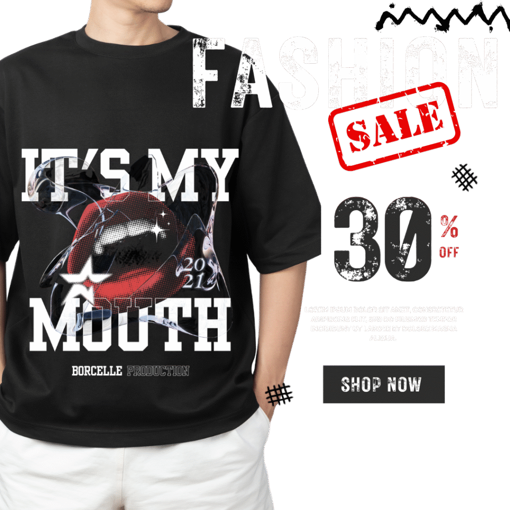 website tshirt transparent Black Photo Modern Sale and Tshirt Discount Instagram Post 1111